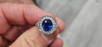 Platinum Fine Ceylon Sapphire Ring
