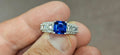 18kw Finest 1.85ct Blue Sapphire Ring