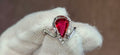 18kw 2.00ct No Heat Ruby Ring