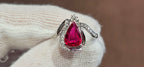 18kw 2.00ct No Heat Ruby Ring