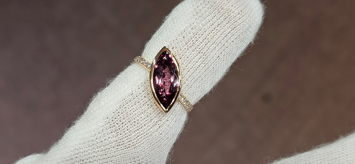 18ky 3.10ct Fancy Mauve Garnet from Southern Madagascar
