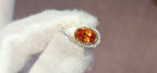 18ky Ring with a 2.26ct Tangerine Spessartite Garnet