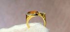 18ky Ring with a 2.26ct Tangerine Spessartite Garnet