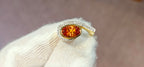 18ky Ring with a 2.26ct Tangerine Spessartite Garnet