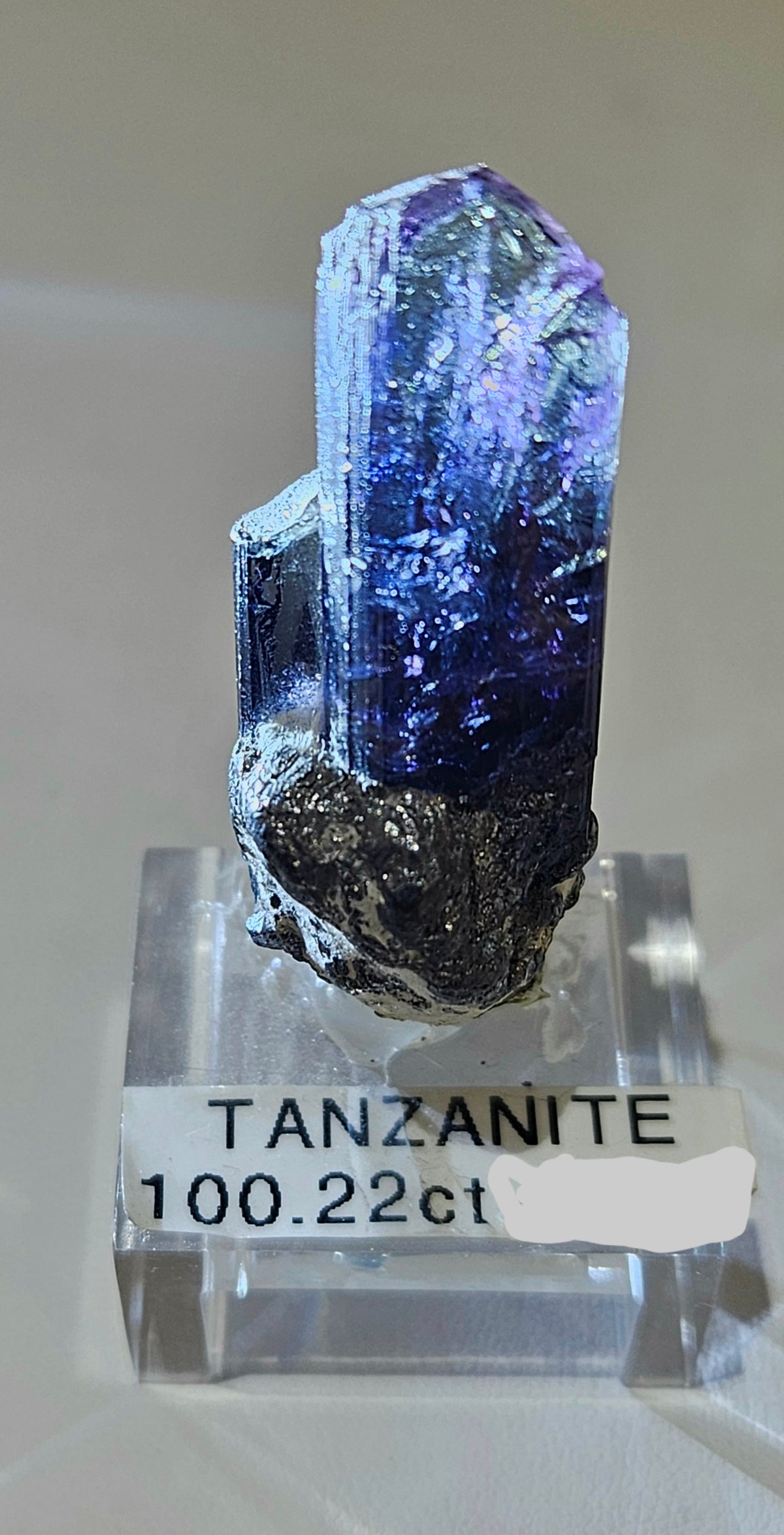Tanzanite crystal "D Block"