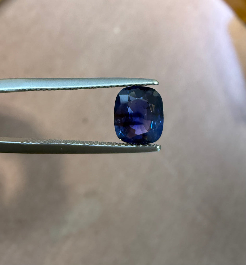 No Heat Vietnam 1.45 carat Sapphire, GIA certed.