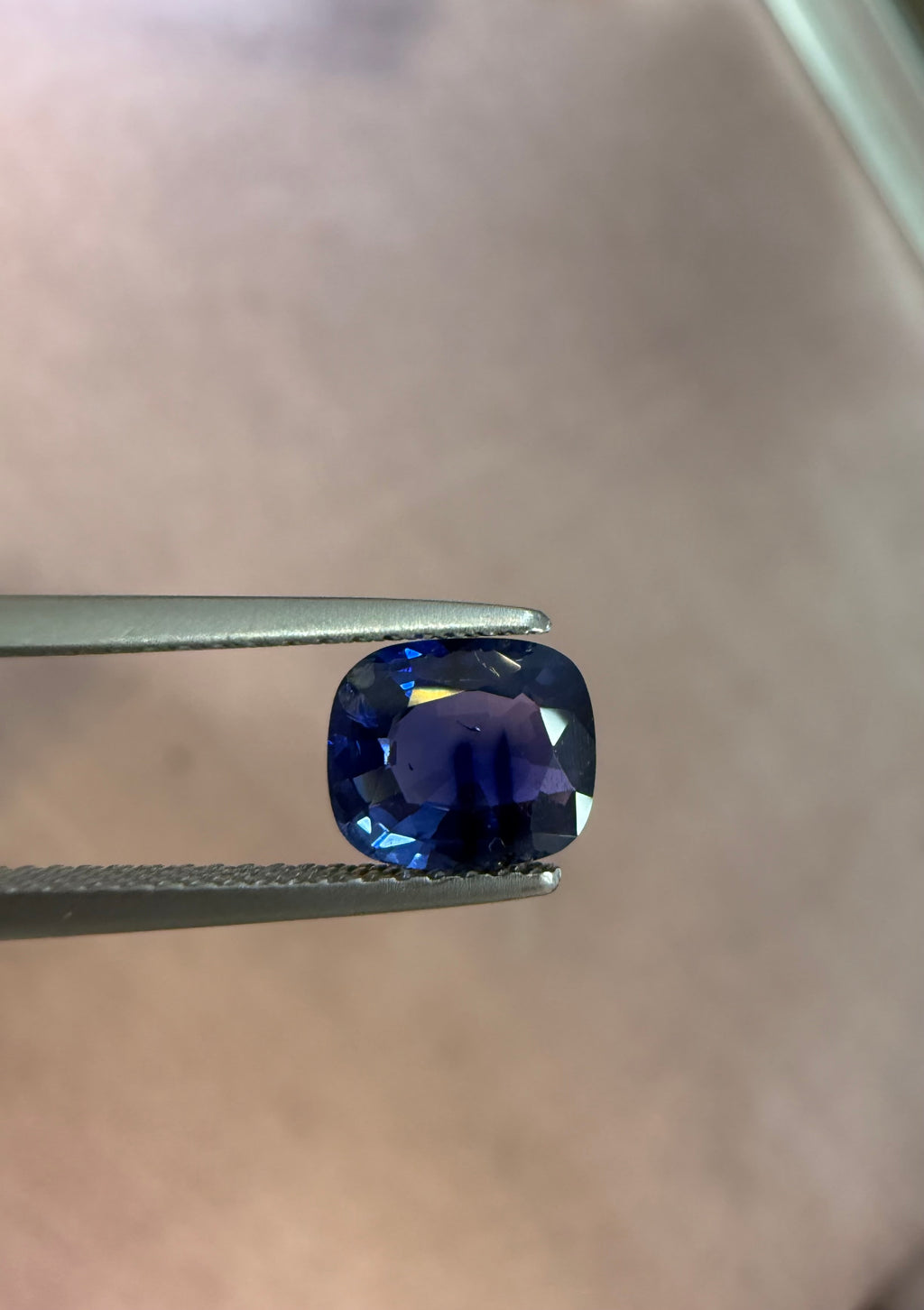 No Heat Vietnam 1.45 carat Sapphire, GIA certed.